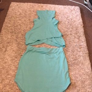 Women’s two piece skirt and top